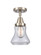 Caden One Light Semi-Flush Mount in Antique Brass (405|447-1C-AB-G192)