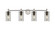 Downtown Urban Four Light Bath Vanity in Satin Nickel (405|434-4W-SN-G434-7SM)