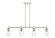 Downtown Urban Four Light Island Pendant in Polished Nickel (405|434-4I-PN-G434-7SDY)