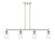 Downtown Urban Four Light Island Pendant in Polished Nickel (405|434-4I-PN-G434-7CL)