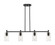 Downtown Urban Four Light Island Pendant in Matte Black (405|434-4I-BK-G434-7SDY)