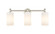 Downtown Urban Three Light Bath Vanity in Polished Nickel (405|434-3W-PN-G434-7WH)