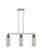 Downtown Urban Three Light Island Pendant in Satin Nickel (405|434-3I-SN-G434-12SM)