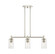 Downtown Urban Three Light Island Pendant in Polished Nickel (405|434-3I-PN-G434-7SDY)
