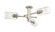 Downtown Urban Three Light Semi-Flush Mount in Polished Nickel (405|434-3F-PN-G434-7CL)