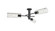 Downtown Urban LED Flush Mount in Matte Black (405|434-3F-BK-G434-12SDY)