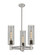 Downtown Urban Three Light Pendant in Satin Nickel (405|434-3CR-SN-G434-12SM)