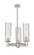 Downtown Urban Three Light Pendant in Satin Nickel (405|434-3CR-SN-G434-12DE)