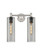 Downtown Urban Two Light Bath Vanity in Satin Nickel (405|434-2W-SN-G434-12SM)