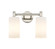 Downtown Urban Two Light Bath Vanity in Polished Nickel (405|434-2W-PN-G434-7WH)