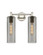 Downtown Urban Two Light Bath Vanity in Polished Nickel (405|434-2W-PN-G434-12SM)