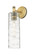Downtown Urban LED Wall Sconce in Brushed Brass (405|434-1W-BB-G434-12DE)
