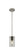Downtown Urban One Light Pendant in Satin Nickel (405|434-1S-SN-G434-7SM)