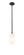 Downtown Urban One Light Pendant in Matte Black (405|434-1S-BK-G434-7WH)