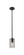 Downtown Urban One Light Pendant in Matte Black (405|434-1S-BK-G434-7SM)
