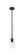 Downtown Urban One Light Pendant in Matte Black (405|434-1S-BK-G434-7CL)