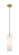 Downtown Urban One Light Pendant in Brushed Brass (405|434-1S-BB-G434-12WH)