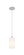 Downtown Urban One Light Pendant in Satin Nickel (405|434-1P-SN-G434-7WH)