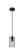 Downtown Urban One Light Pendant in Matte Black (405|434-1P-BK-G434-7SM)