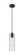 Downtown Urban One Light Pendant in Matte Black (405|434-1P-BK-G434-12DE)