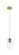 Downtown Urban One Light Pendant in Brushed Brass (405|434-1P-BB-G434-7CL)