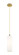 Downtown Urban One Light Pendant in Brushed Brass (405|434-1P-BB-G434-12WH)