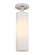 Downtown Urban One Light Flush Mount in Satin Nickel (405|434-1F-SN-G434-12WH)