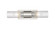 Downtown Urban Two Light Bath Vanity in Satin Nickel (405|429-2WL-SN-G429-8CL)