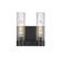 Downtown Urban Two Light Bath Vanity in Matte Black (405|429-2W-BK-G429-11CL)