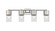 Downtown Urban LED Bath Vanity in Satin Nickel (405|428-4W-SN-G428-7SDY)