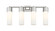 Downtown Urban Four Light Bath Vanity in Satin Nickel (405|428-4W-SN-G428-12WH)