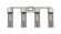 Downtown Urban Four Light Bath Vanity in Satin Nickel (405|428-4W-SN-G428-12SM)