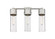 Downtown Urban Three Light Bath Vanity in Satin Nickel (405|428-3W-SN-G428-12CL)