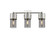 Downtown Urban Three Light Bath Vanity in Polished Nickel (405|428-3W-PN-G428-7SM)