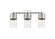 Downtown Urban Three Light Bath Vanity in Polished Nickel (405|428-3W-PN-G428-7SDY)