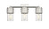 Downtown Urban Three Light Bath Vanity in Polished Nickel (405|428-3W-PN-G428-7CL)