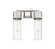 Downtown Urban Two Light Bath Vanity in Satin Nickel (405|428-2W-SN-G428-12CL)