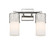 Downtown Urban Two Light Bath Vanity in Polished Nickel (405|428-2W-PN-G428-7WH)