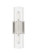 Downtown Urban Two Light Bath Vanity in Satin Nickel (405|428-2WL-SN-G428-7SDY)