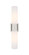 Downtown Urban Two Light Bath Vanity in Satin Nickel (405|428-2WL-SN-G428-12WH)