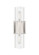 Downtown Urban Two Light Bath Vanity in Polished Nickel (405|428-2WL-PN-G428-7SDY)
