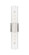 Downtown Urban Two Light Bath Vanity in Polished Nickel (405|428-2WL-PN-G428-12SDY)