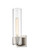Downtown Urban One Light Wall Sconce in Satin Nickel (405|428-1W-SN-G428-12CL)