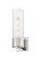Downtown Urban One Light Wall Sconce in Polished Nickel (405|428-1W-PN-G428-12SDY)