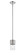 Downtown Urban One Light Pendant in Polished Nickel (405|428-1S-PN-G428-7CL)