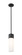 Downtown Urban One Light Pendant in Matte Black (405|428-1S-BK-G428-12WH)