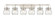 Downtown Urban Six Light Bath Vanity in Satin Nickel (405|423-6W-SN-G410-6SDY)
