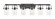 Downtown Urban Six Light Bath Vanity in Matte Black (405|423-6W-BK-G423-7SDY)