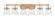 Downtown Urban Six Light Bath Vanity in Brushed Brass (405|423-6W-BB-G411-6SDY)