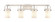 Downtown Urban Four Light Bath Vanity in Satin Nickel (405|423-4W-SN-G423-7CL)